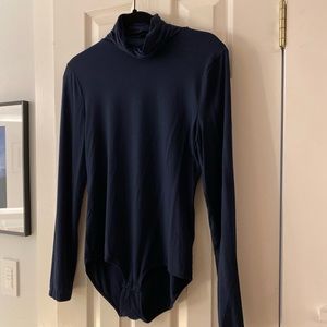 J Crew Turtleneck Bodysuit - NAVY